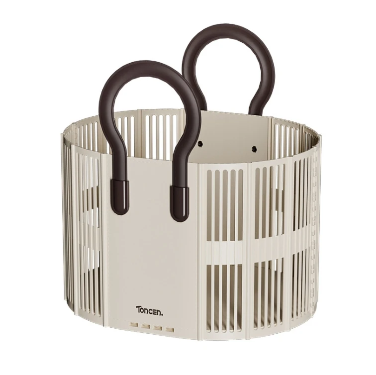 OWNSWING Folding Household Laundry Storage Basket Hand-held Dirty Clothes Basket Bathroom Laundry Basket