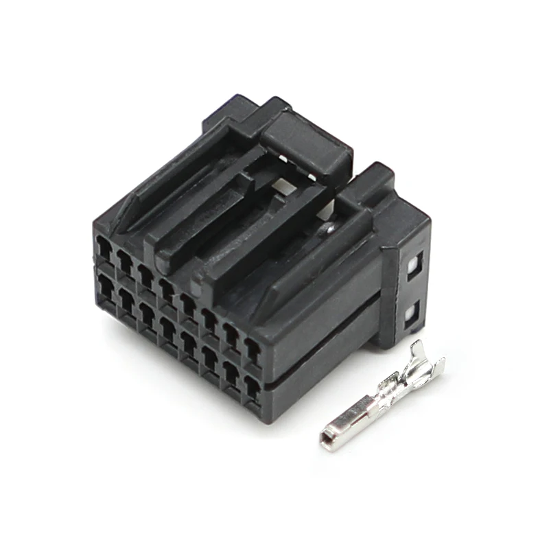 16pin  175966-2  Automotive connector  Male female connector plug  Multilock Connector System  Factory Direct Sale