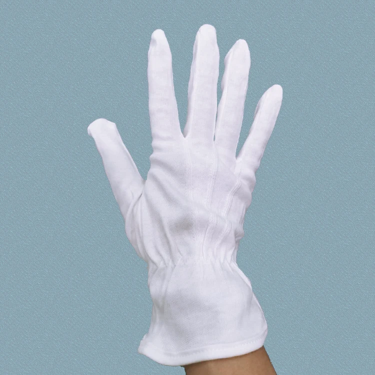 Soft Hand Jewelry Gloves for waiters Household Hands White Cotton Gloves