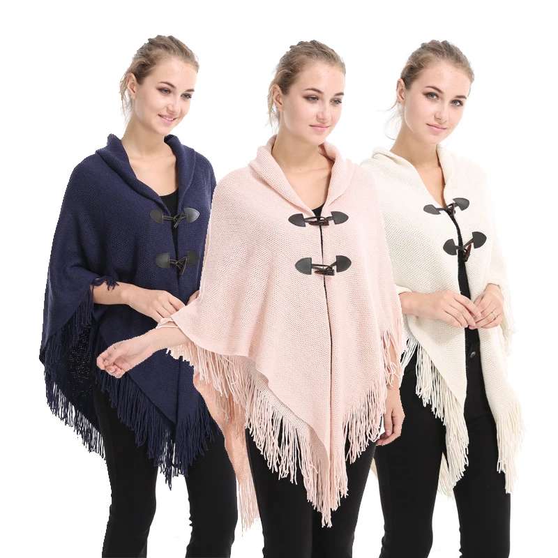 manufacturer Wholesale winter fashion cashmere scarves custom luxury soft women classic cable design knit scarf shawl poncho