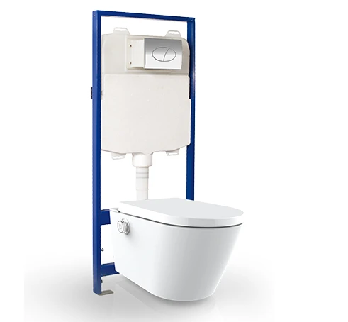 OEM индивидуальная сенсорная тарелка для скрытого резервуара пневматический двойной резервуар слива настенный воды в туалете