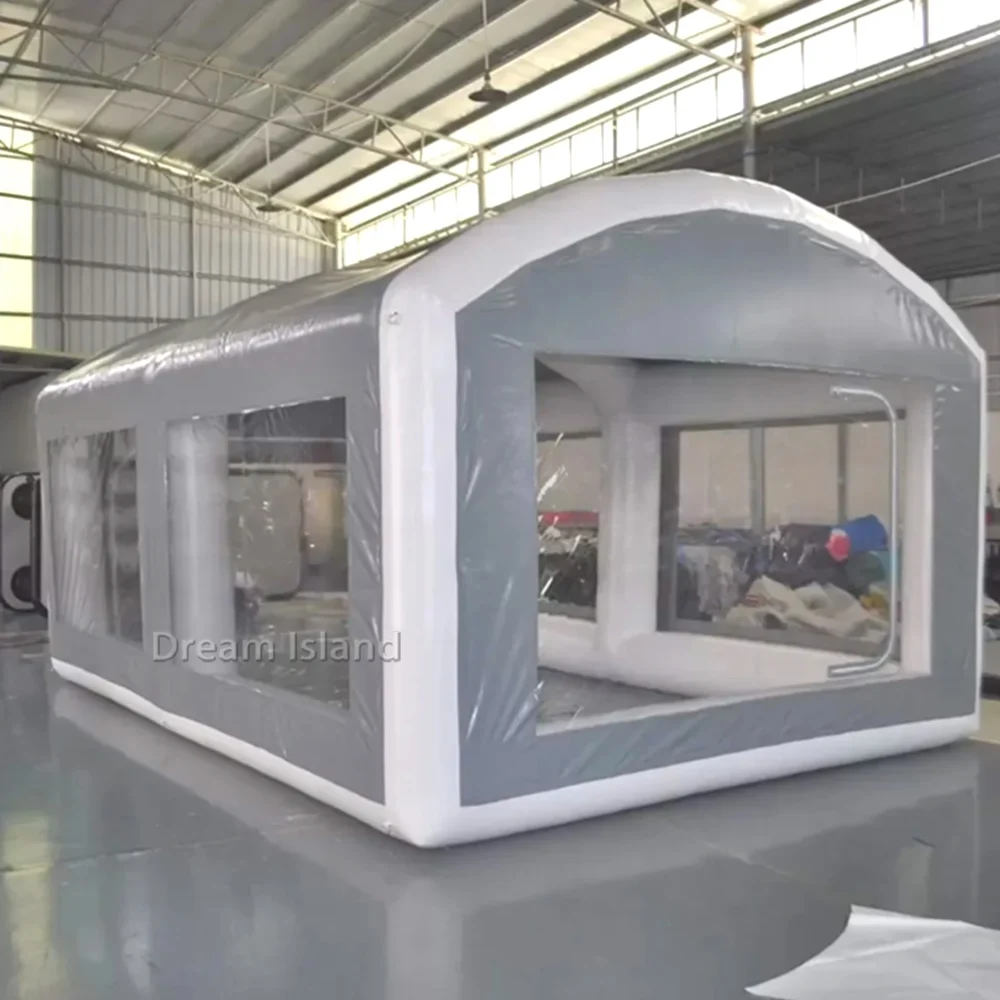 Removable Inflatable Car Tent Inflatable Garage Transparent Outdoor Inflatable Car Cover Tent Garage