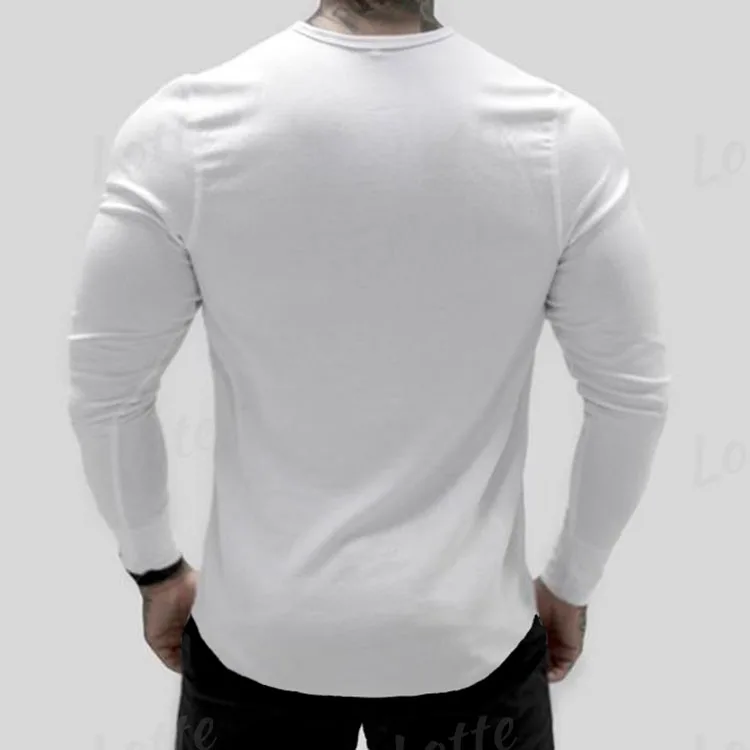 Factory Custom Made Mens Long Sleeve Fitness Shirt Long Sleeve Shirts Men Long Sleeve Athletic Wear T Shirt For Men