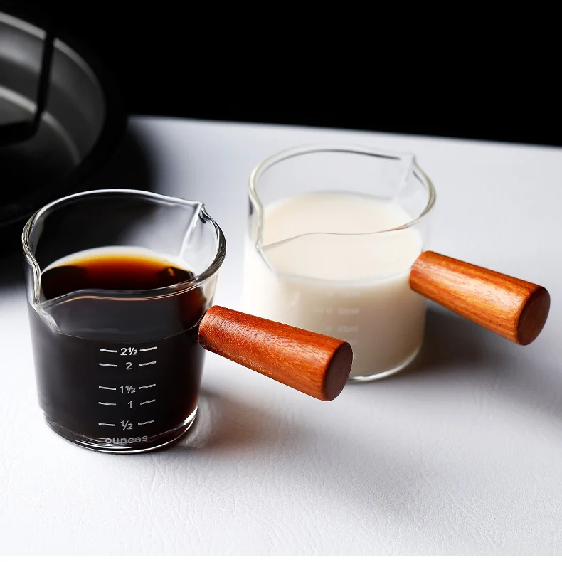 Pour Over Coffee Maker,Portable Mini Manual Drip Coffee Maker Set With  Glass Coffee Dripper Wooden Stand,Glass Pot