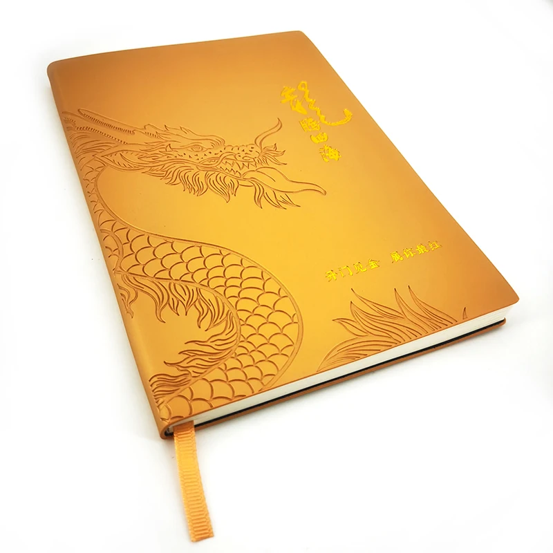 2024 Custom Top Carbonless Paperblack Faux Leather Book Offset Printing A5 Chart Paper Leather Notebooks Custom Cardboard Card