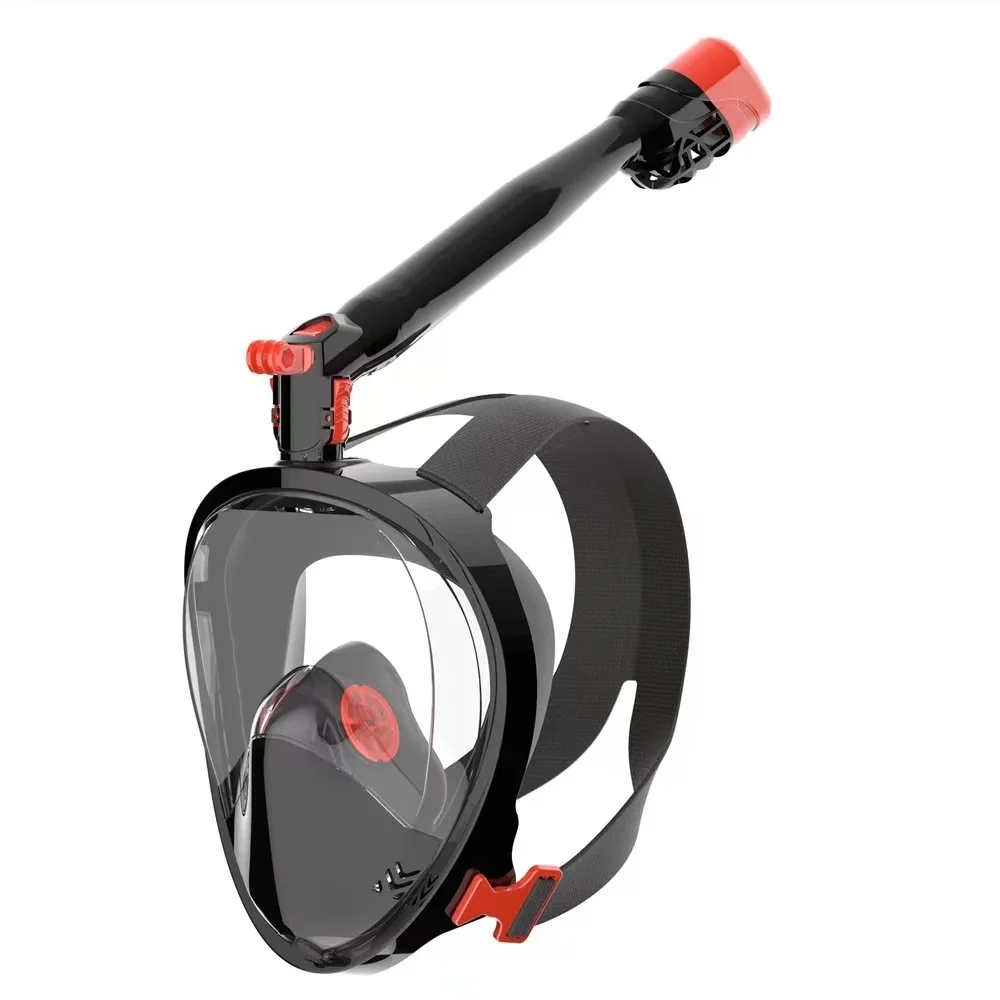Anti-fog Scuba Diving Mask Full Face Snorkel Mask Diving Snorkeling Mask Swimming Training For Diving Scuba With Camera Mount