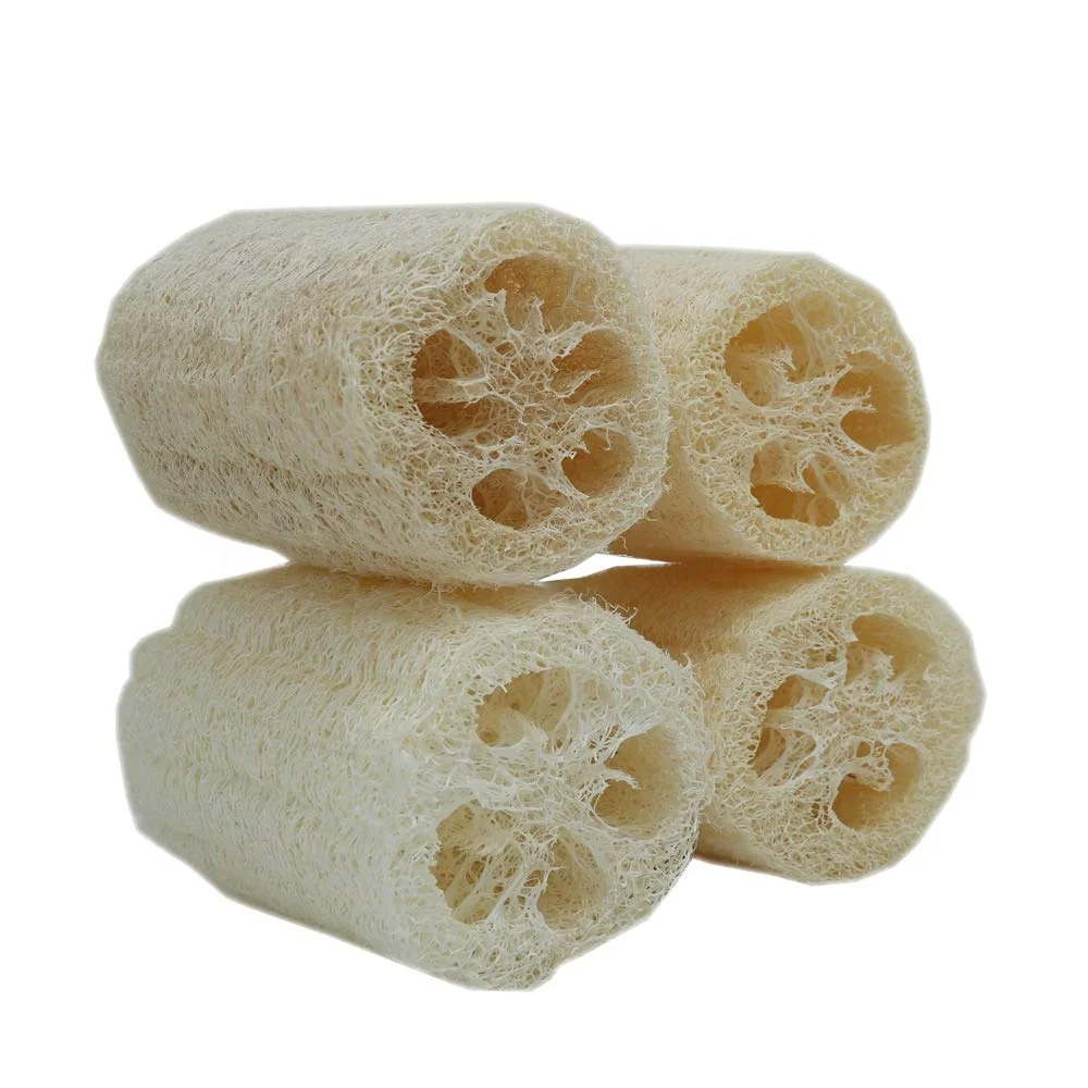 4Inch (dia 5-7cm) Natural loofah/luffa sponge