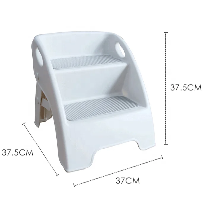 Baby plastic double stool baby toddler double foot stool baby bathroom kitchen toilet training step stool