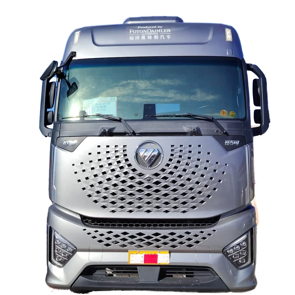 Трактор Foton Auman серебристый 680hp 6X4 дизельный двигатель Cummins стандарт выбросов Евро 6 левое рулевое управление задняя Автоматическая передача