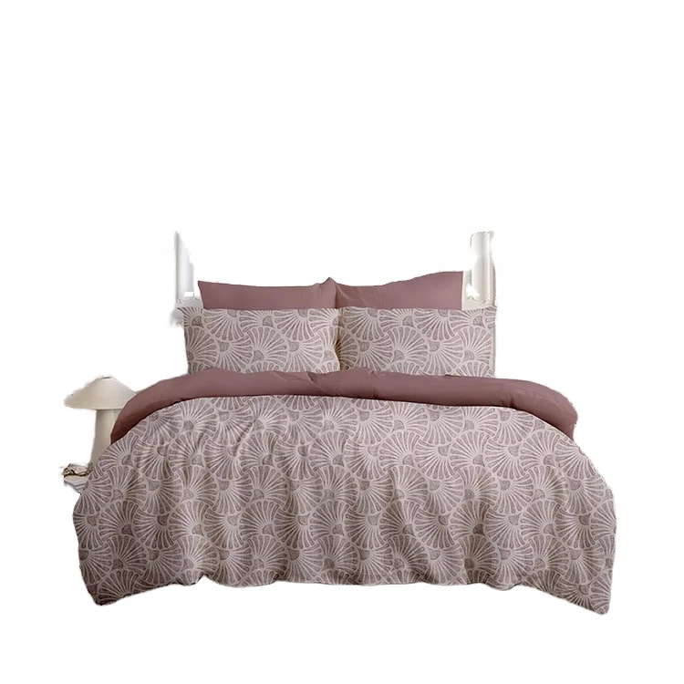 Cloudland Polyester Jacquard Designer Bed Duvet Comforter Sets Cover Set Bedding Luxury Queen Size 3 Piece Wholesale