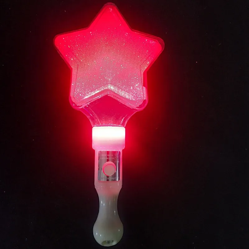 3 Mode Flashing Led Light Up Star Stick Colorful Star Shape LED Sticks For Halloween Concert Party Supplies