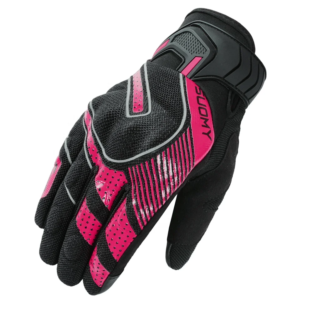 SUOMY Summer Motorcycle Riding Gloves Men Women Motorbike Gloves Breathable Mesh Enduro BMX Biker Motocross Racing Hand Gloves