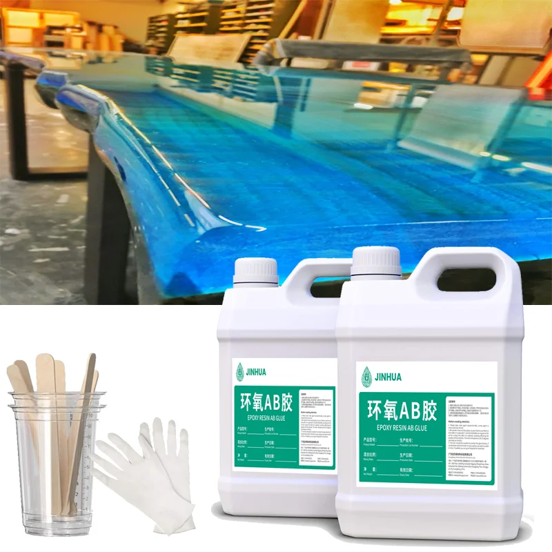 100% чистый эпоксидный 2 части эпоксидный прозрачный набор полный лучший клей для дерева для мебели