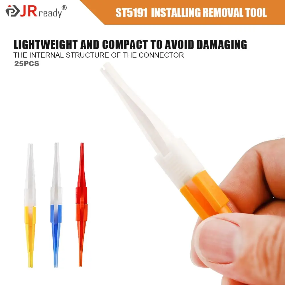 JRready M81969 14 04 12 Solid Barrel Contact Installing Removal Tool for Electrical Connectors in Wiring Interconnect (25pcs)
