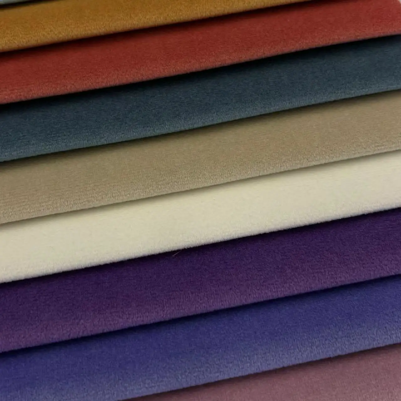 Cheap Price Velvet Holland Wholesale 100%Polyester Knitted Plaid Velour Custom Design Furniture Fabric Upholstery