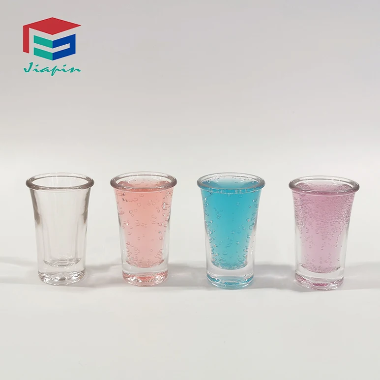 
Unbreakable graduated shot glass 1.1oz plastic cups with high quality 