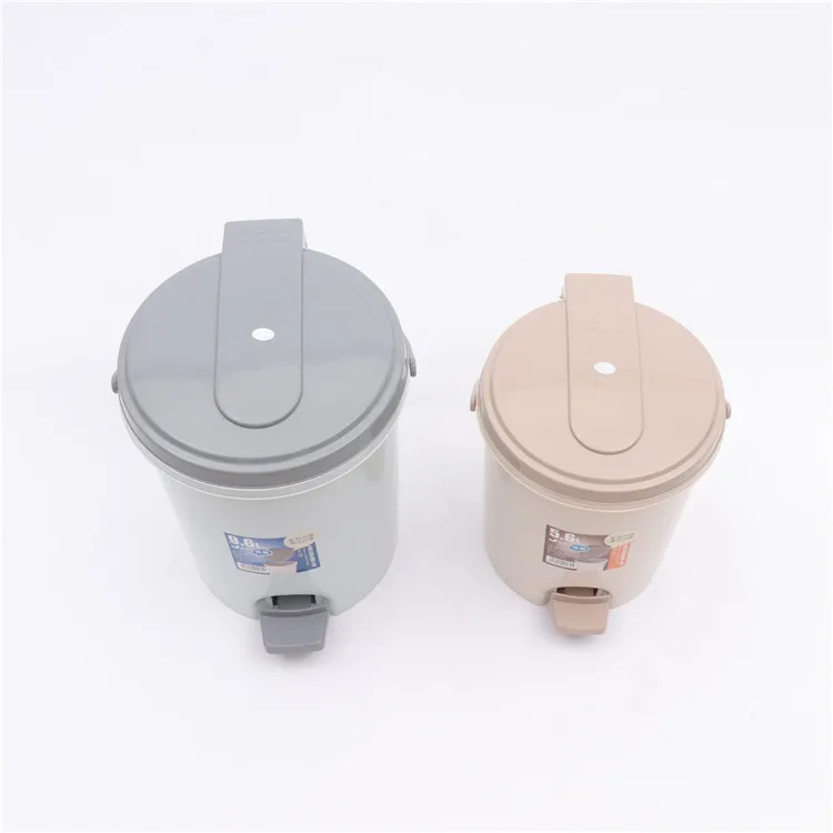 
AOY LJT-158/LJT-159 small size plastic dustbin, Portable foot pedal apartment/toilet dustbin 