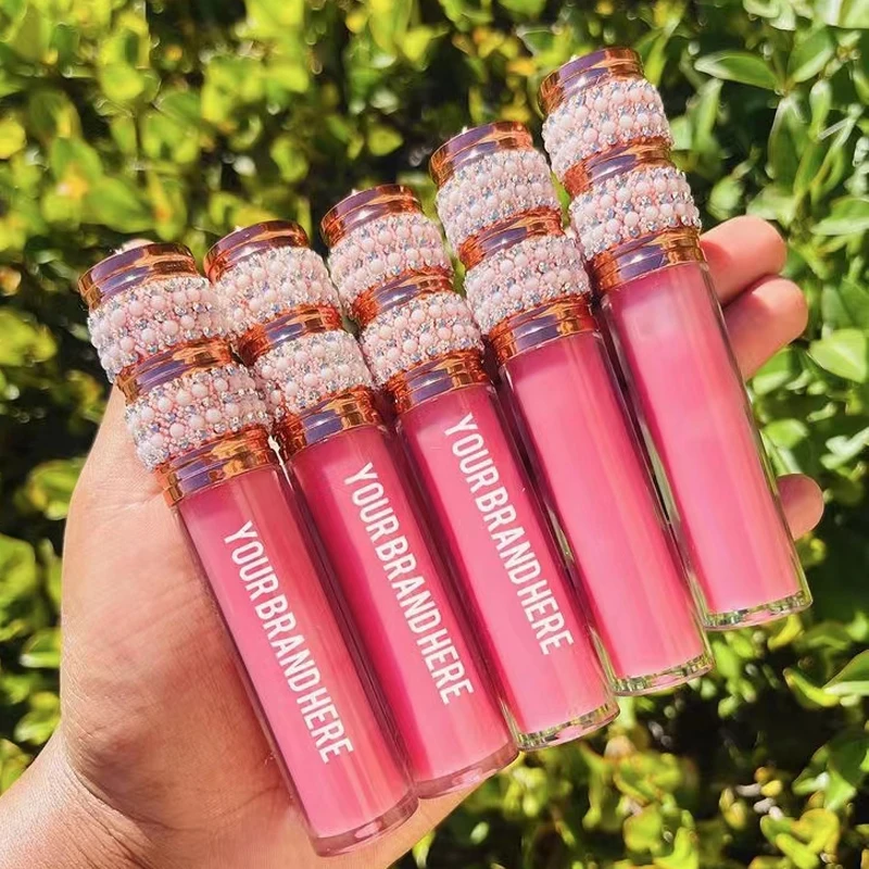 unique square oem lip gloss base private label lipgloss container custom lipgloss tubes with packaging