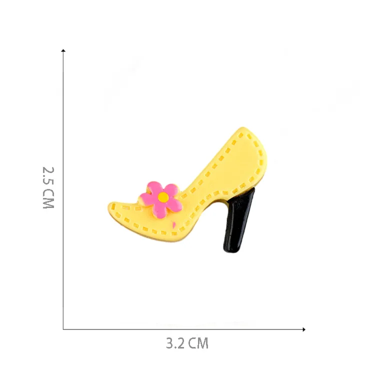 lovely lady high heeled shoes comb mirror flatback resin cabochon mobile phone case decoration