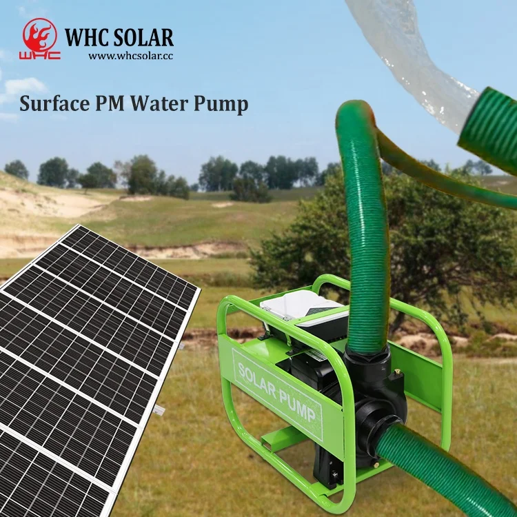 WHC Solar High Pressure Big Flow DC Solar Water Pump Solar Surface Pump Systems