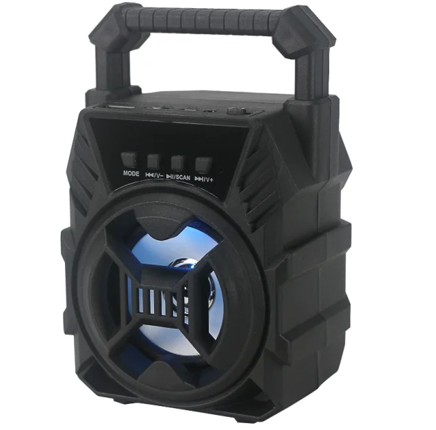 High quality popular new speakers handheld portable outdoors Speaker with LED flashlight