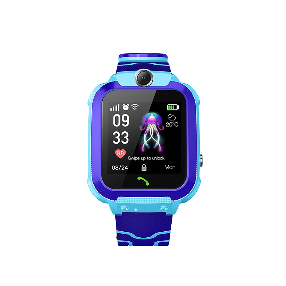 Waterproof Gps Lbs Tracking Kids Smart Watch Bt Sim Card Android Children Phone Smartwatch