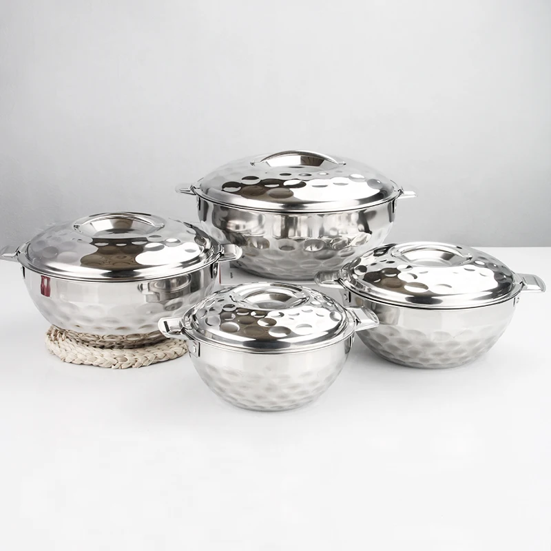 New Modern Induction Cookware Set Casserole Stainless Steel Pan With Lid Steel Hot Pot Insulated Food Warmer Casserole