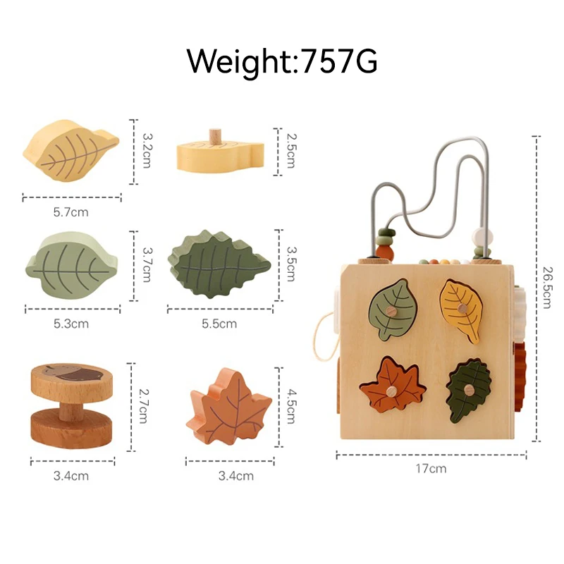 YT Cute Pattern wooden Colorful building blocks Large kids stacking blocks Basswood made rainbow blocks