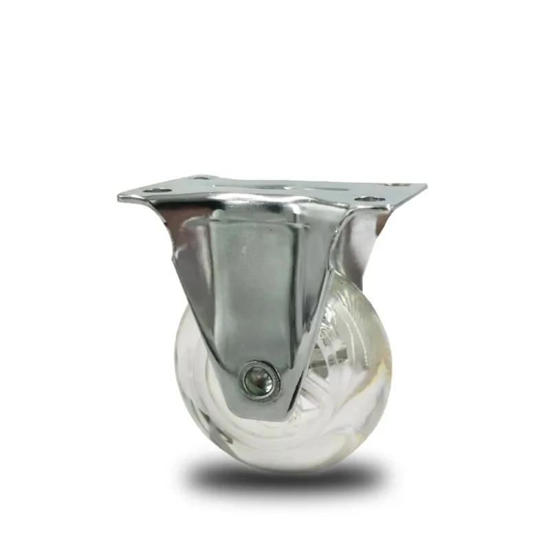 Transparent Casters Wheel 35/50/75/100 PU Trader Furniture Mover Supplier Ergonomic Chair Without Brake Castors