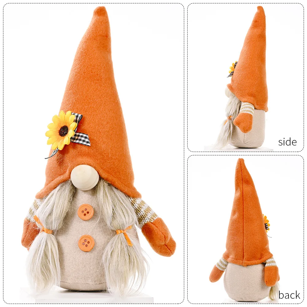 Новое поступление 2021 Подсолнух без лица Шведский tomte gonk gnome добро пожаловать на День Благодарения подарок украшение для