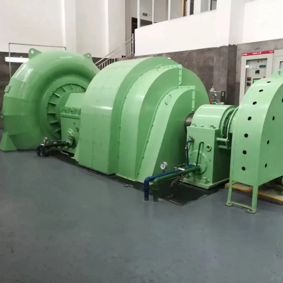 EXW  Francis Hydro Turbine  Generator with Micro Governor Control System 500kw 800kw Hydropower Plant