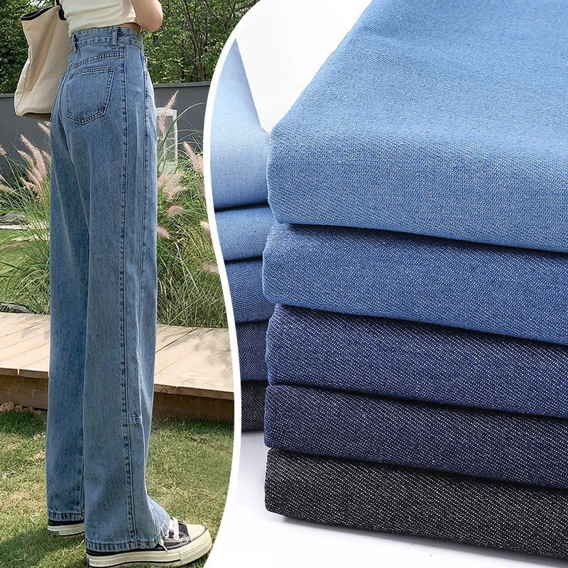 Wholesale Low Prices Woven Denim Stretch Denim for jeans indigo blue color