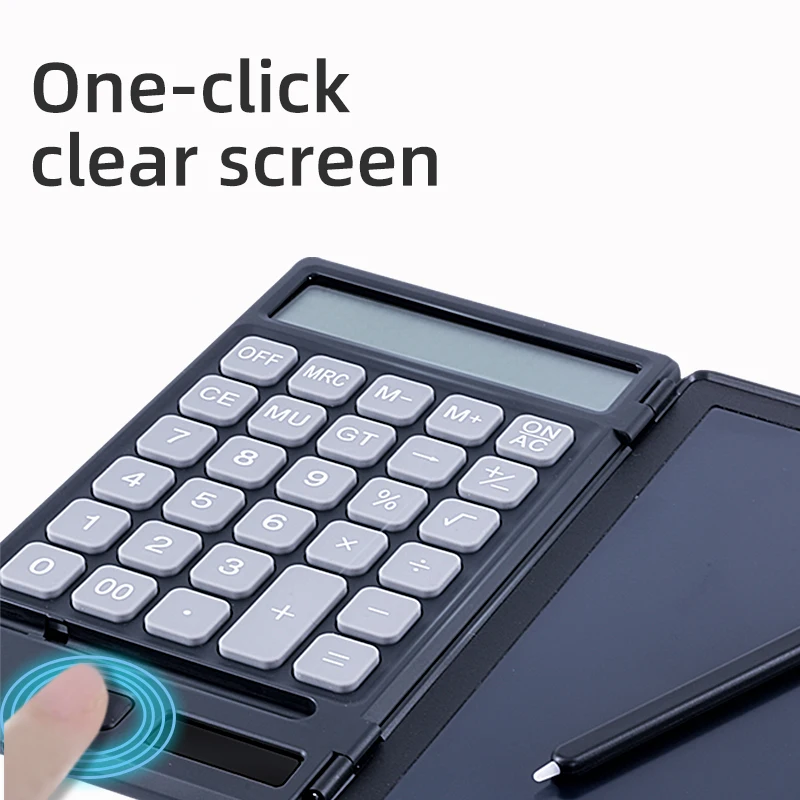 Factory Price Foldable Eco-Friendly Calculator Smart LCD Writing Tablet Notepad Handwriting Drawing Board with Stylus Pen