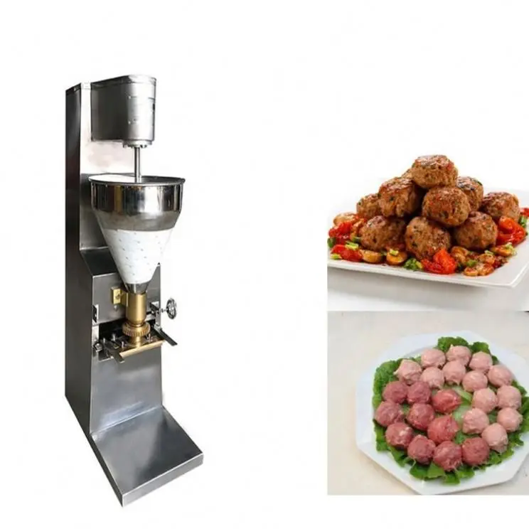 Commercial Fully Automatic Beef Meatball Forming Machine for Restaurants New Condition with PLC Components