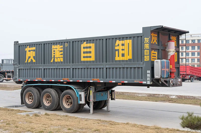 Vehicle Master 3 Axle 4 Axle 60 Ton 100 Ton howo dump truck semi-trailer Dump Tipping Semi Trailer