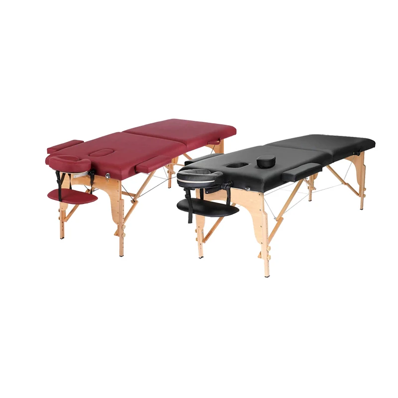 Popular Adjustable Height Medical Massage Beds Facial Beauty Salon Mattress Portable Water Wooden Bed Spa