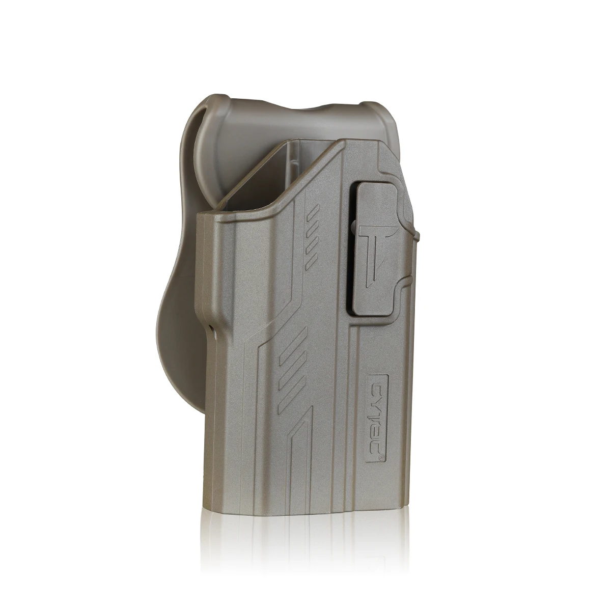 Cytac Waist FDE Color Tactical Holster For Glok G17 G22 G31 with Light