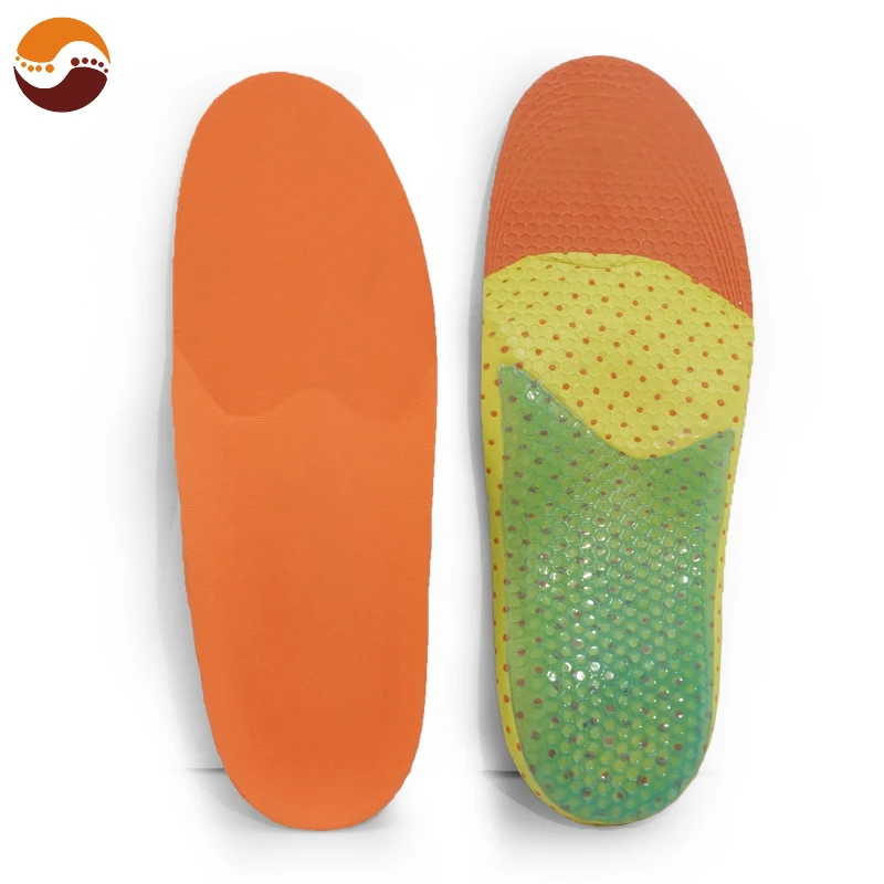 Gel foot care pedicure toe stretcher full length silicone gel sport insoles foot care high quality insole