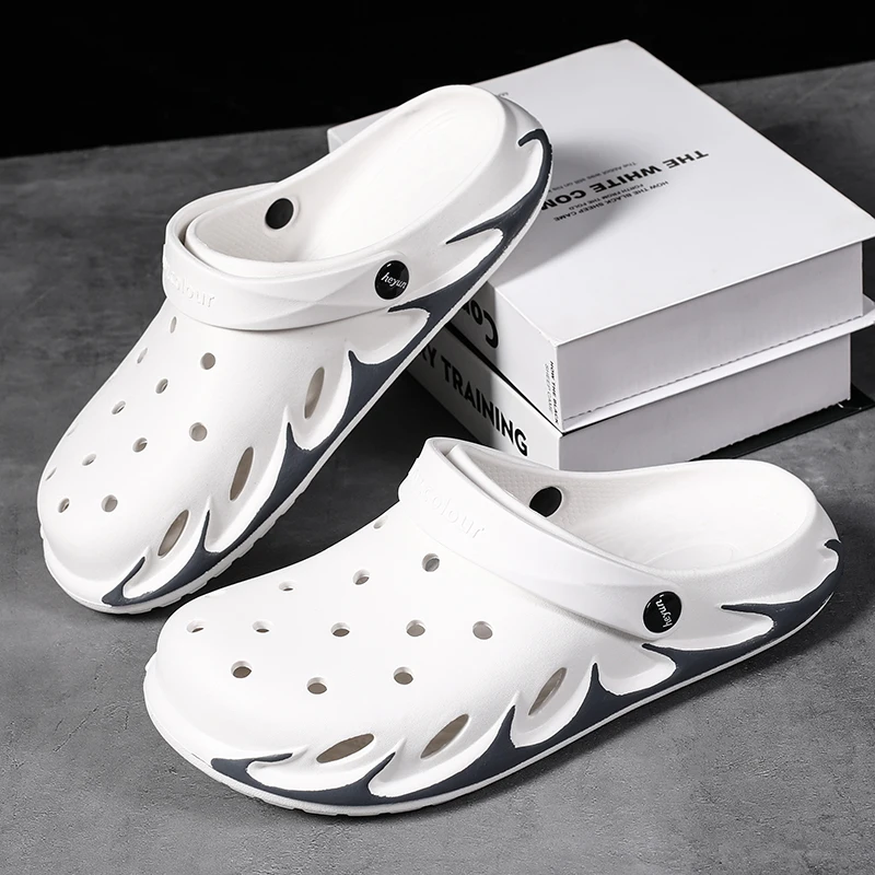 HN0857  Hot-selling garden clogs shoes  top fashion garden clogs shoes summer beach breathable sandals for men