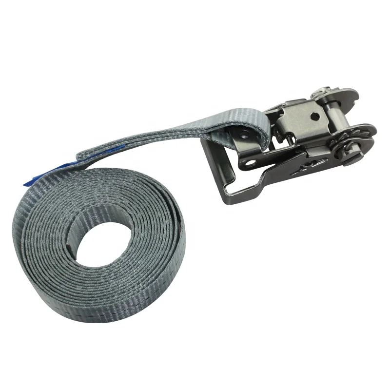 Hot sale Factory directly 304 or 316 Stainless Steel Endless Ratchet Tie Down Lashing Strap Tension Belt for Cargo Control
