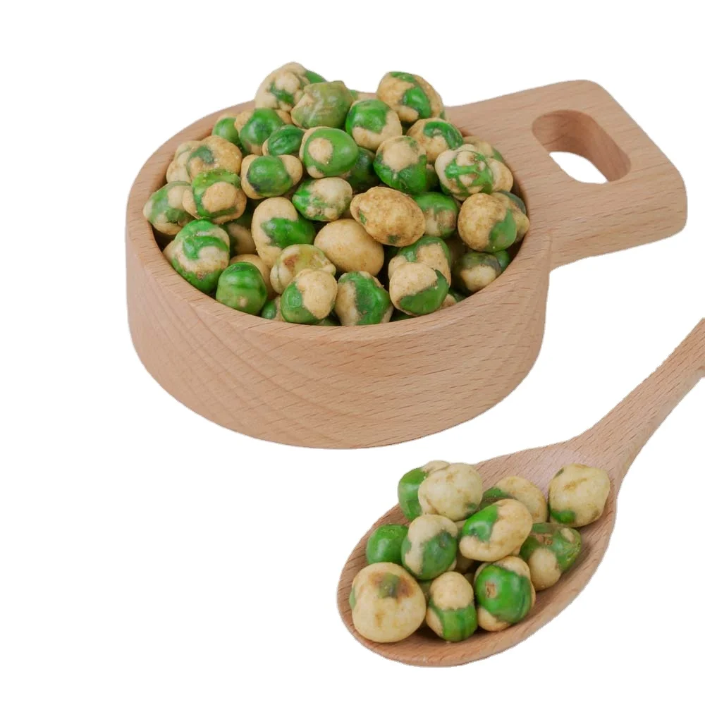 Leisure Snack Roasted Coated Green Peas With Wasabi Powder