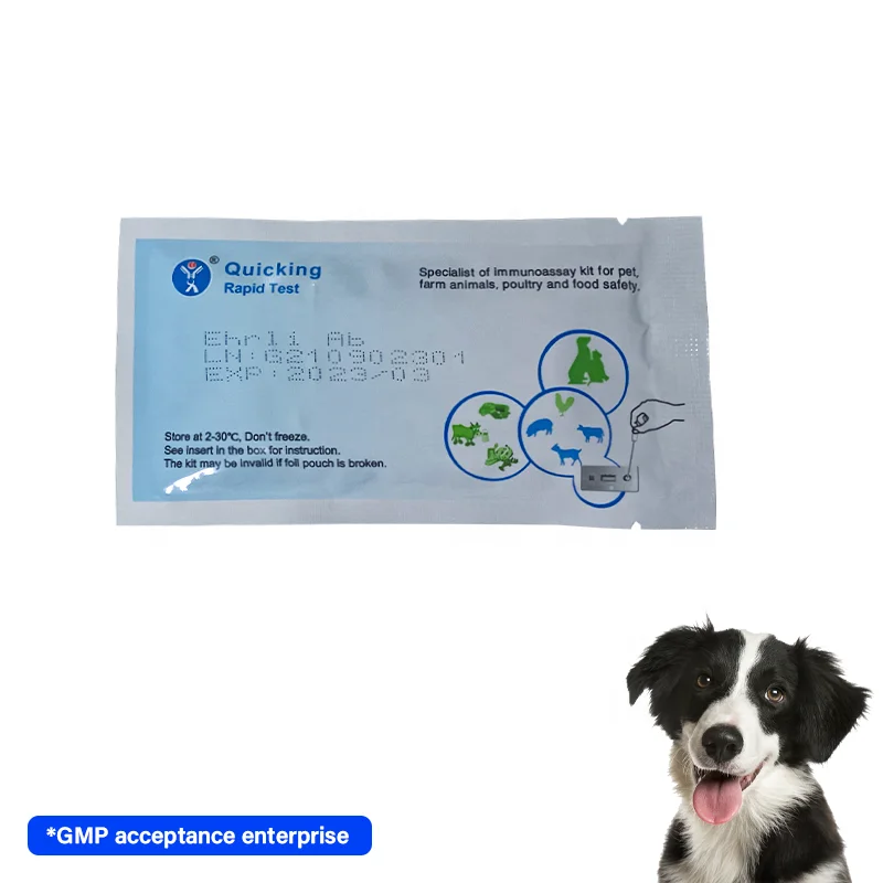veterinary Ehrli Ab Canine Ehrlichia Antibody Rapid Test for veterinary disease/Veterinardiagnostik-Kit