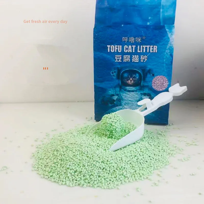 Wholesale Degradable Cat Litter from Source Factory Natural Plant-Based Tofu Ingredients Sand & Sodium Bentonite for Clumping