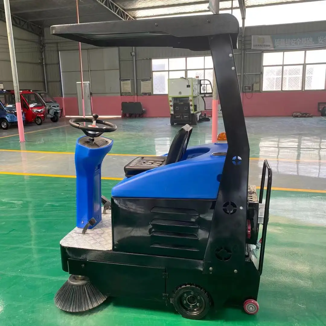 The new road sweeper is suitable for factories