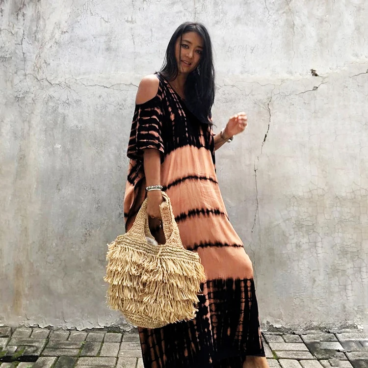 Summer Dresses Ladies Blouse Korea Dress Chic Kaftan Women Custom Swim Cover Ups