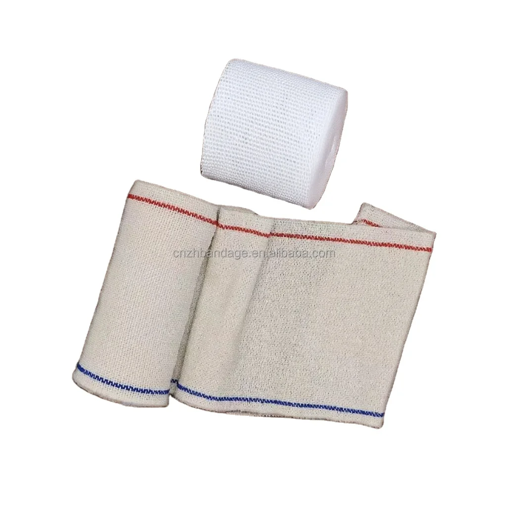 Skin Friendly Low Price Breathable Fixed Buckle Bandcrape Machine Medical Crape Bandage