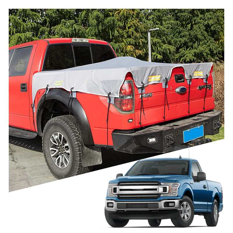 Car Accessories Truck Bed Tarp Cover for Standard Bed For Ford F150 2021