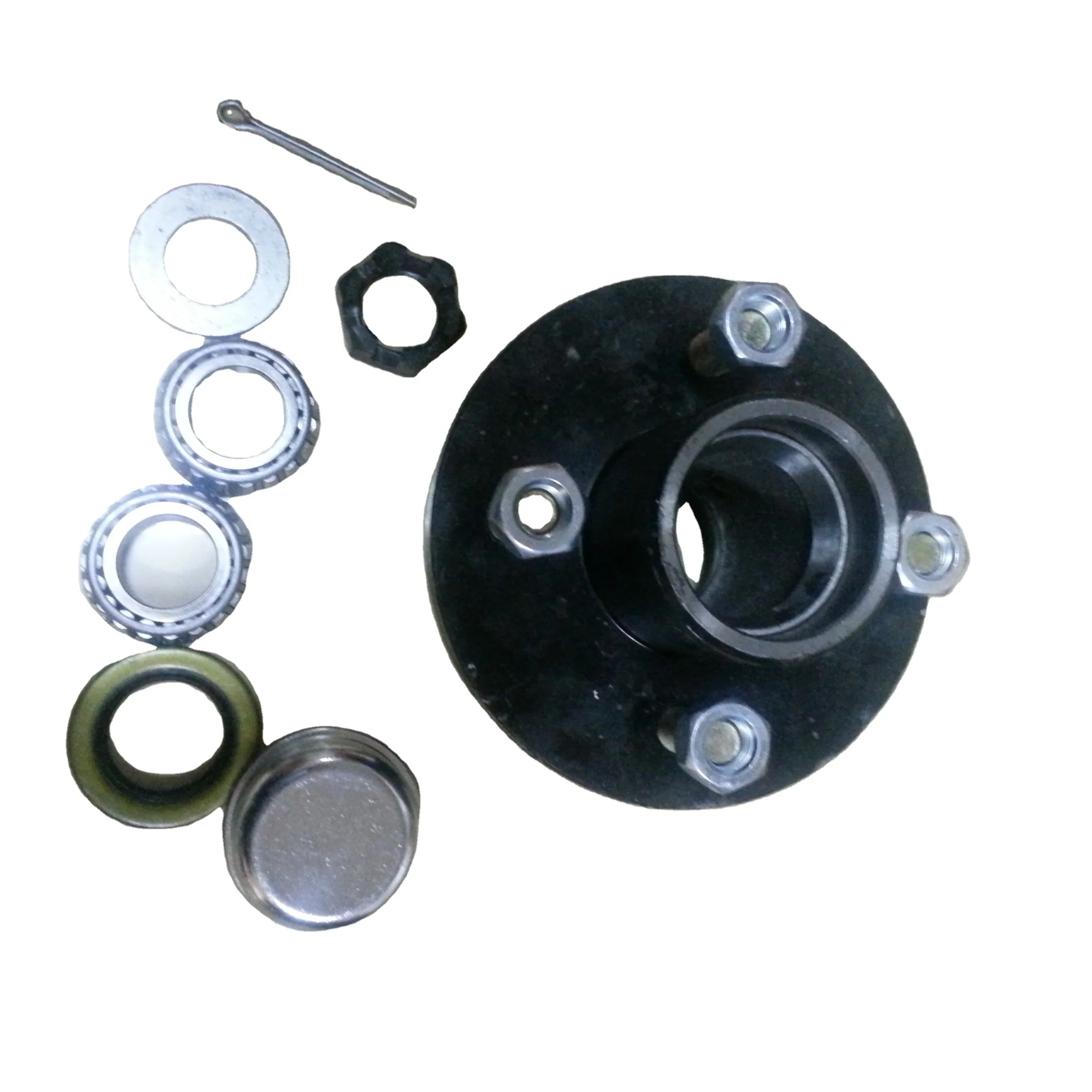 4 Studs Axle Wheel Hub Assembly For Boat Trailer
