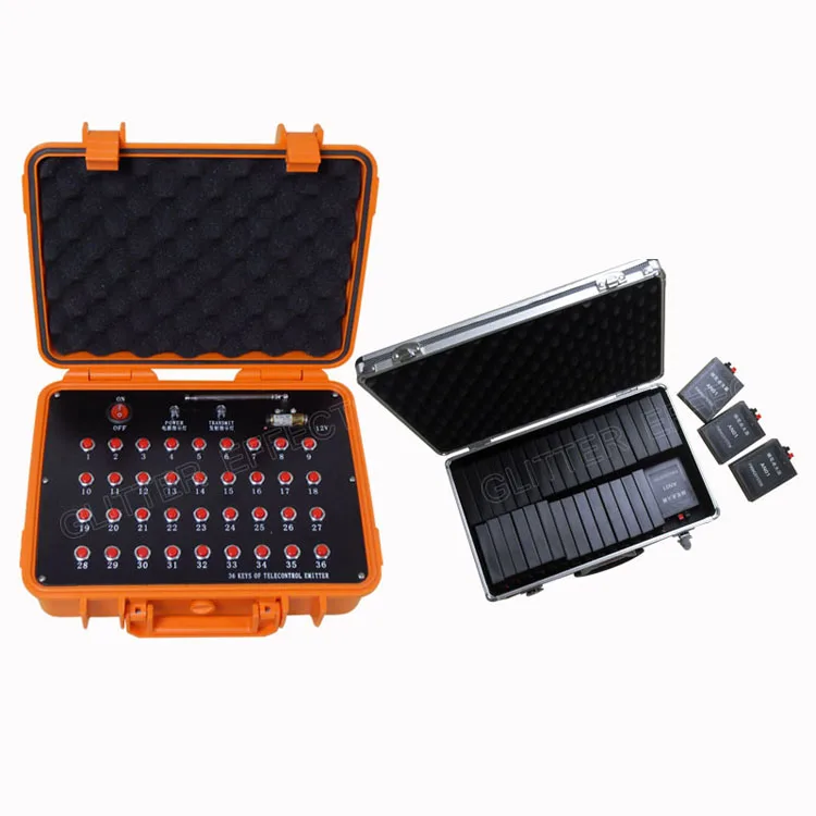 Waterproof transmitter control 24 channel receivers pyrotechnics wireless firing system fireworks