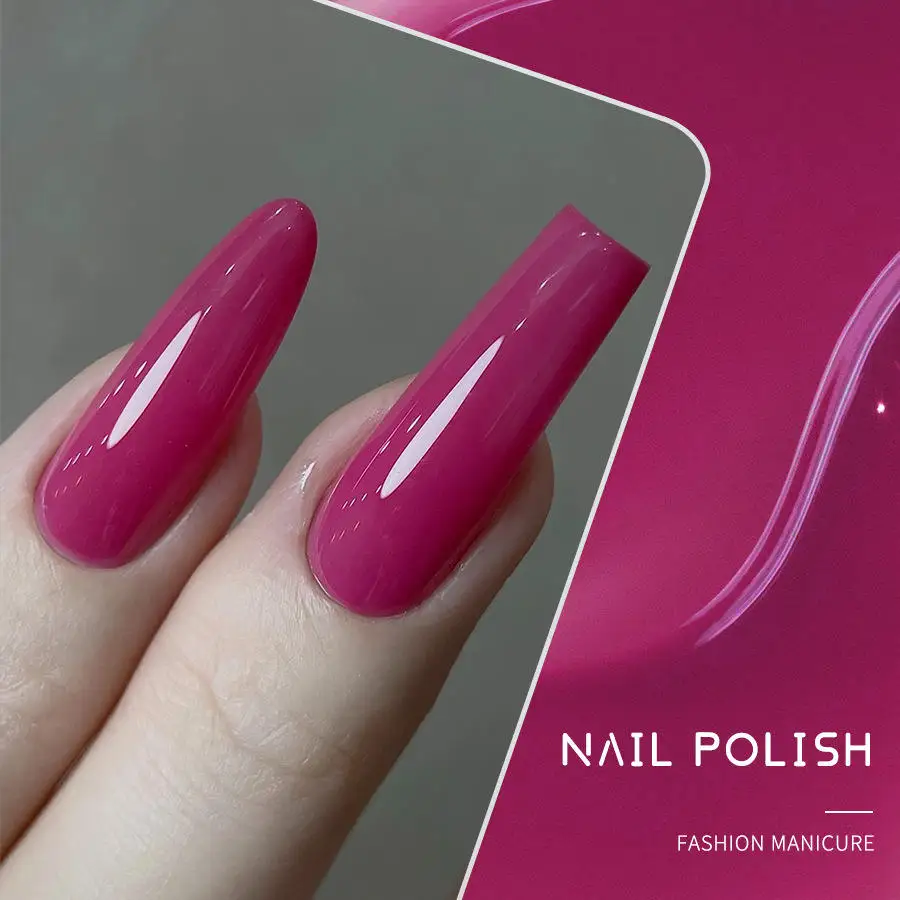 New popular monochrome nail polish adhesive 28 color new phototherapy long-lasting wash free adhesive nail polish